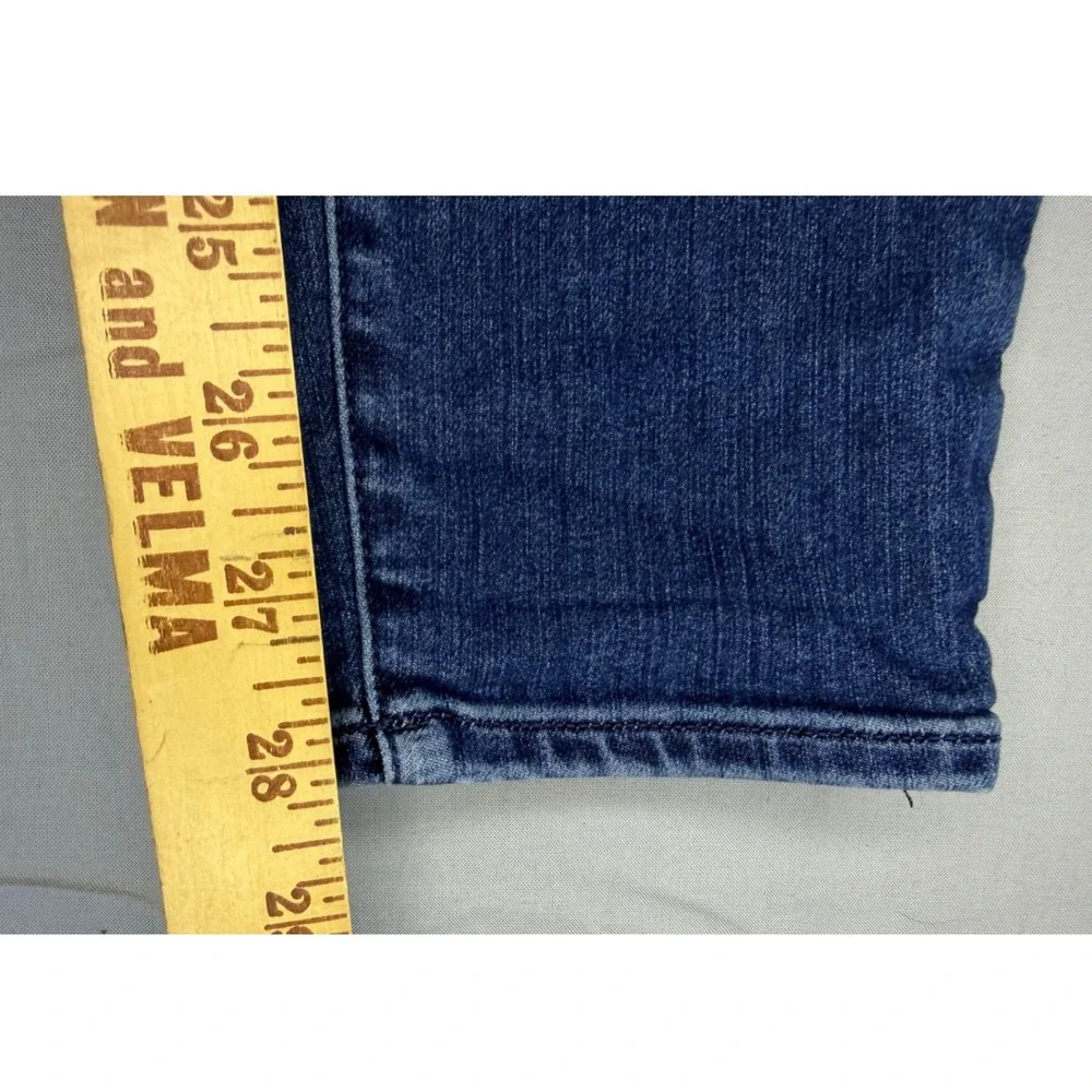 Athleta Sculpt Tight Skinny Jeans Dark Wash Blue Stretch Denim Womens Size 4